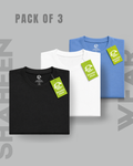 Pack of 3 Drop Shoulder Oversized Tshirts